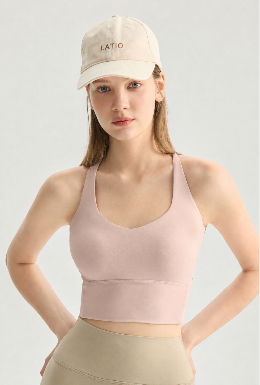 Color-Block Yoga Tank Top with Built-In Bra Cups